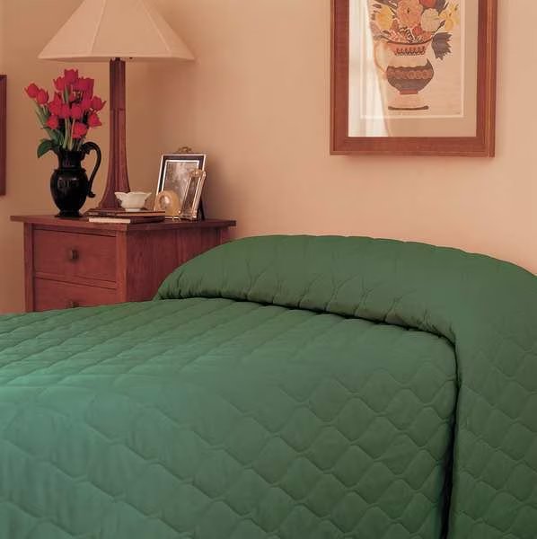 Bedspread, Queen, Forest Green, Martex, Mfr#: Mainspread