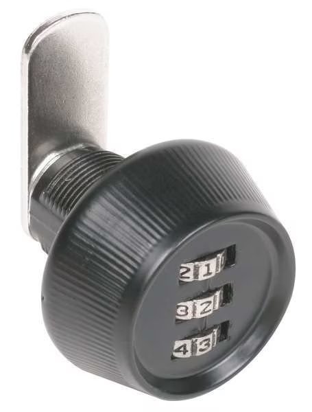 Keyless Combination Cam Locks, Straight For Material Thickness 3/8 in, Ccl, Mfr#: 39051