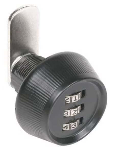 Keyless Combination Cam Locks, Straight, Offset For Material Thickness 1/4 in, Ccl, Mfr#: 39023