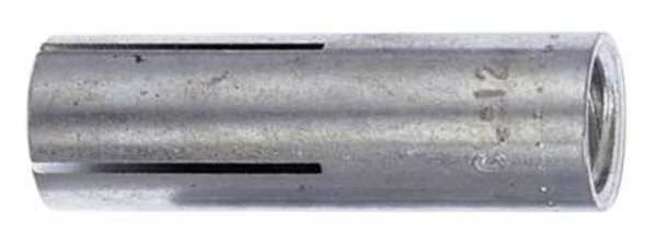 Multi-Set II Flush Embedment Anchor, 1/2" Dia, 2" L, Carbon Steel Plain, 50 PK, Red Head, Mfr#: CL-12