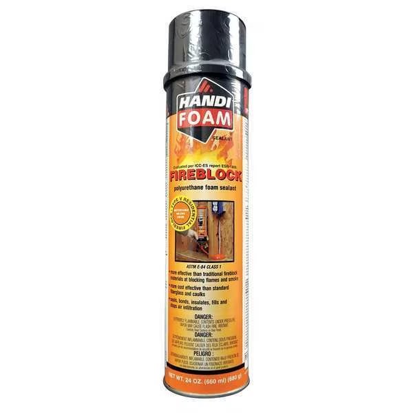 Spray Foam Sealant, Orange, 12 PK, Handi-Foam, Mfr#: P30192G
