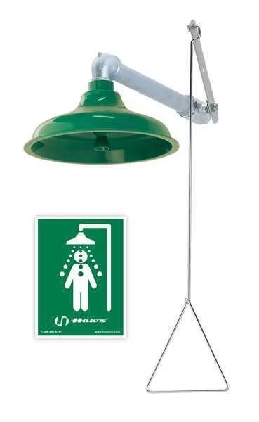Axion™ MSR Emergency Shower, Horiz/Vert, 20 gpm, Haws, Mfr#: 8122