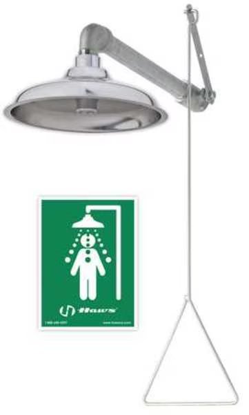 Emergency Shower, Horizontal, 20 gpm, Haws, Mfr#: 8133H