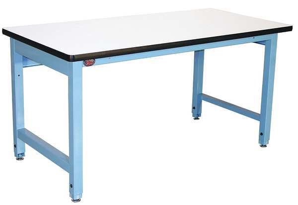 Bolted Workbenches, ESD Laminate, 60" W, 30" to 36" Height, 5000 lb., Straight, Pro-Line, Mfr#: HD6036C/L14/HDLE-6