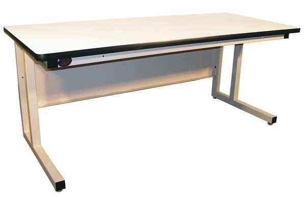 Heavy-Duty Work Bench, ESD Laminate, 30" W, 30" Height, 750 lb., Cantilever, Pro-Line, Mfr#: CHD7230C-H11