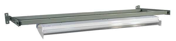 Overhead Light/Frame, 72W x 26D x 5H, Gray, Pro-Line, Mfr#: IWBOLF72