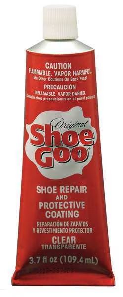 Shoe Repair Glue, Shoe GOO(R) Series, Clear, 1 to 3 day Full Cure, 3.7 oz, Tube, Eclectic Products, Mfr#: 110011