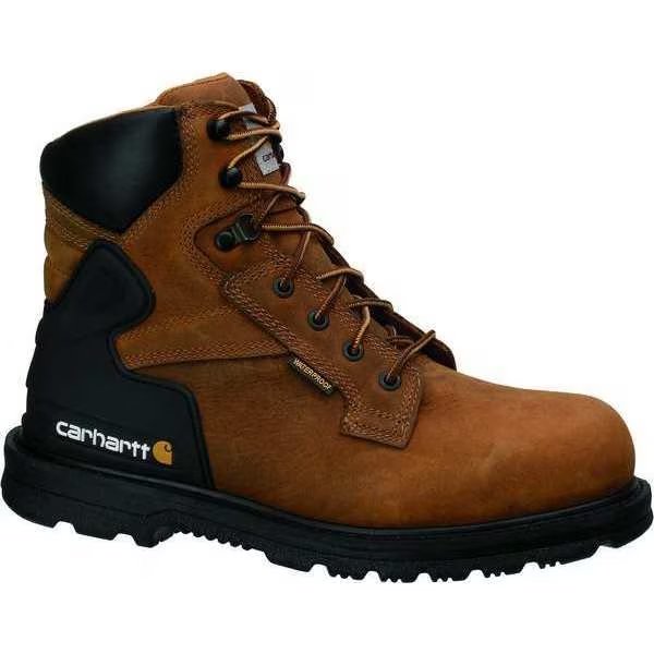 Size 13 Men's 6 in Work Boot Steel Work Boot, Brown, Carhartt, Mfr#: CMW6220 13W