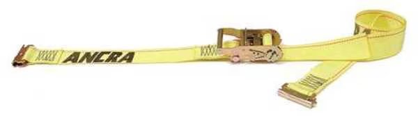 Logistic Ratchet Strap, 12ft x 2In, 1000lb, Ancra, Mfr#: 48672-13-GRA
