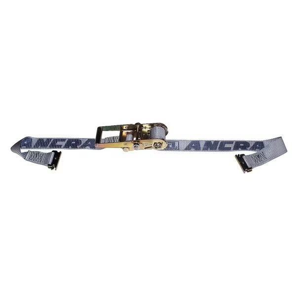 Logistic Ratchet Strap, 16ft x 2In, 1000lb, Ancra, Mfr#: 48672-14-GRA