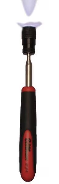 Pick-Up Tool, Mag, LED, 8 to 32-3/4 In, 8 lb, Ullman, Mfr#: HTLP-2