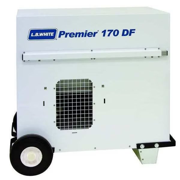 Ductable Tent Portable Gas Heater, Natural Gas, Liquid Propane, L.B. White, Mfr#: CS170BSDN22168T