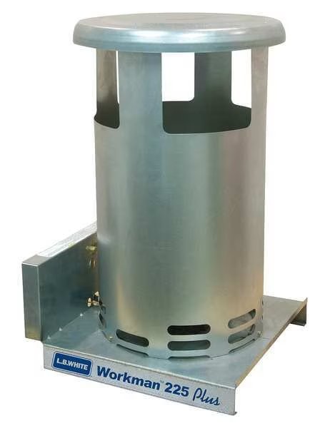 Convection Portable Gas Heater, Liquid Propane, 1,000 cfm, 15 in Wx, L.B. White, Mfr#: CV225CZPD11001B