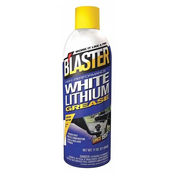 Multipurpose Grease, Aerosol Can, 11 oz, 1, Lithium, High-Performance, White, Blaster, Mfr#: 16-LG
