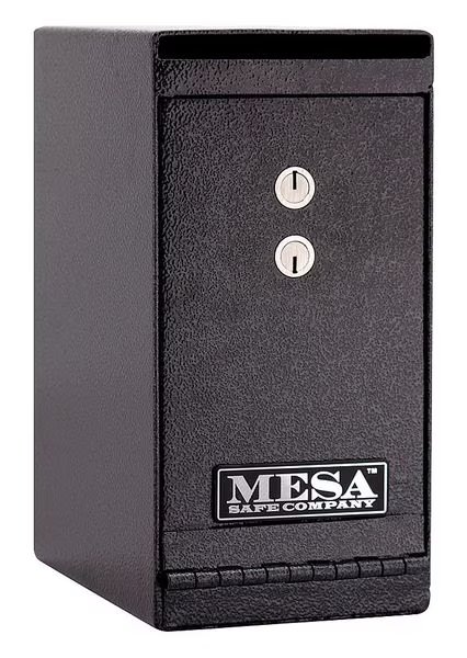 Drop Slot Depository Safe, with Dual Keyed 20 lb, 0.2 cu ft, Steel, Mesa Safe Co, Mfr#: MUC1K