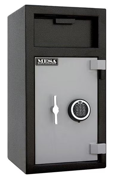 Depository Safe, with Electronic 114 lb, 1.4 cu ft, Steel, Mesa Safe Co, Mfr#: MFL2714E