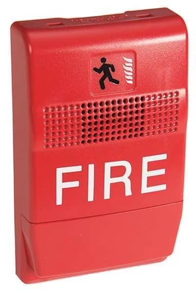 Horn, Marked Fire, Red, Edwards Signaling, Mfr#: EG1RF-P