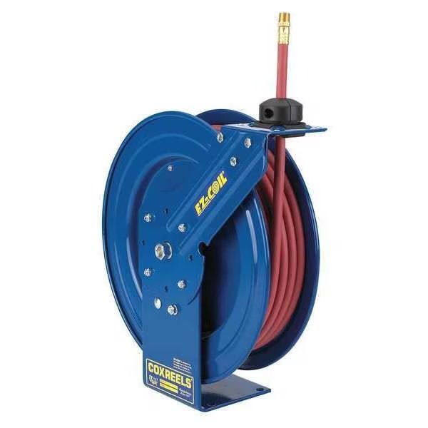 Spring Return Hose Reel, 1/2 in Hose Dia., 50 ft Length, 300 psi, Coxreels, Mfr#: EZ-P-LP-450