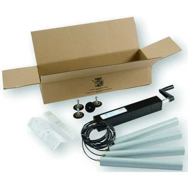 Manual 4 Post Hydraulic Lift Kit, Load Cap. 1000 lb., Dyna-Lift, Mfr#: 4M-D1A-12-S