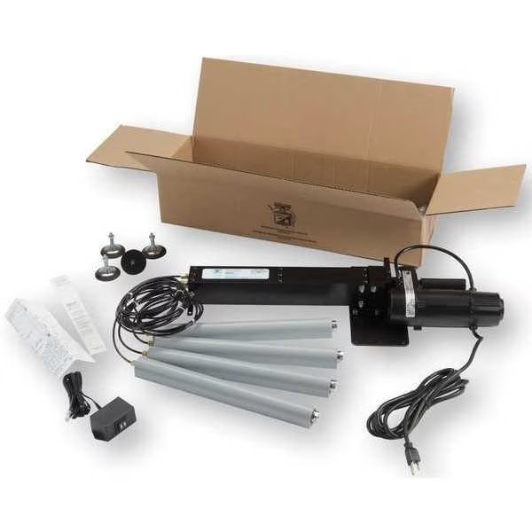 Electric 4 Post Hydraulic Lift Kit, Load Cap. 1500 lb., Dyna-Lift, Mfr#: 4E-D1D-12-H