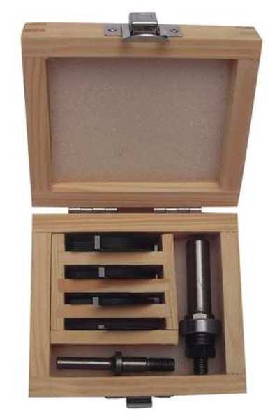 Router Bit Set, Slot Cutter, 1/4S, 6 Pc, EnjoyTool Select, Mfr#: 16Y601