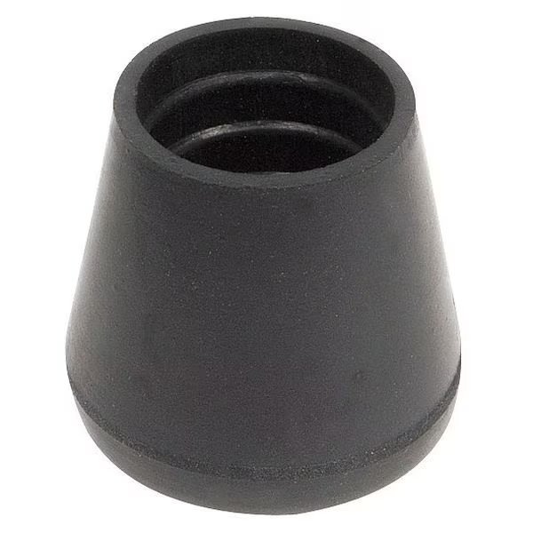 Protective Leg Tip, SlipOn, Rd, 19/32", PK25, EnjoyTool Select, Mfr#: CTB 17B/W
