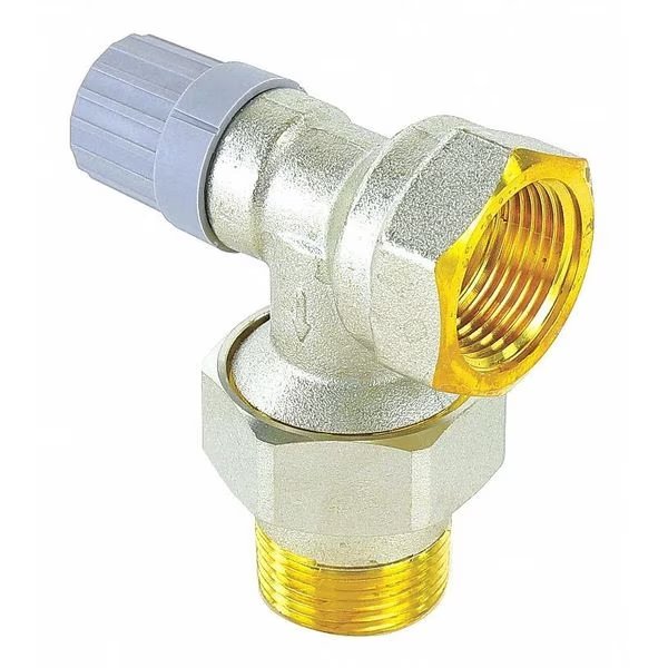 Thermostatic Radiator Valve, Angle Body, Danfoss, Mfr#: 013G-8024