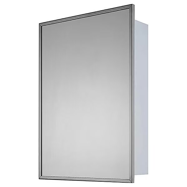 16" x 22" Residential Surface Mounted SS Framed Medicine Cabinet