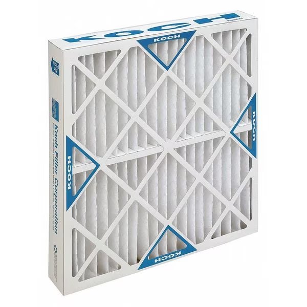 16x25x4 Standard Capacity Pleated Filter, MERV 8, Koch Filter, Mfr#: 102-700-026