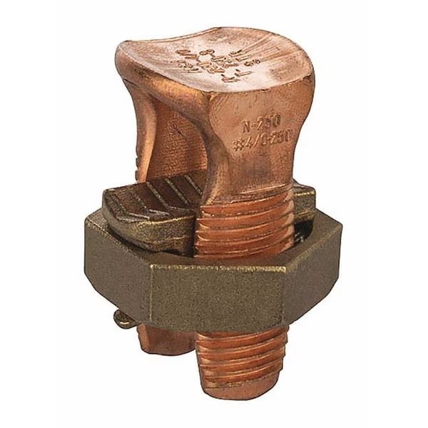 Copper Split Bolt 250, Nsi Industries, Mfr#: N-250