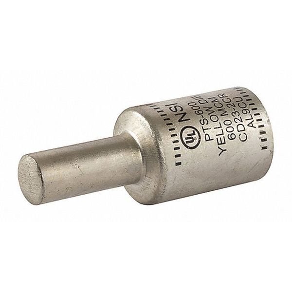 600 MCM Pin Terminal 1.64" Pin Length, Nsi Industries, Mfr#: PTS600