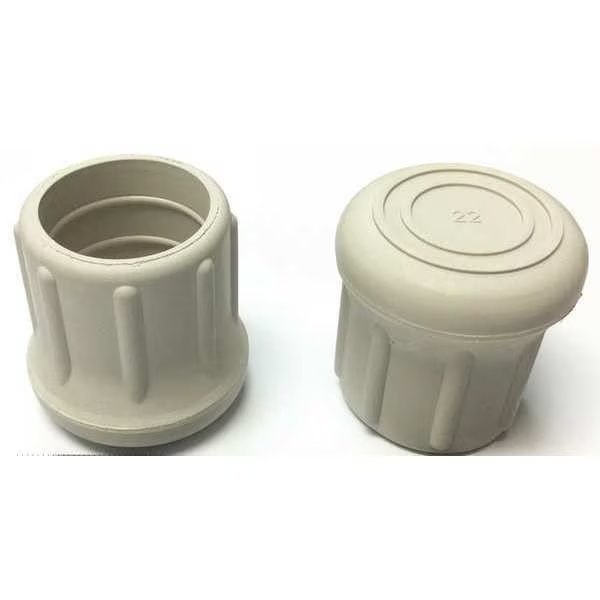 Protective Leg Tip, SlipOn, Rd, 1-7/32, PK10, EnjoyTool Select, Mfr#: LTB 22G