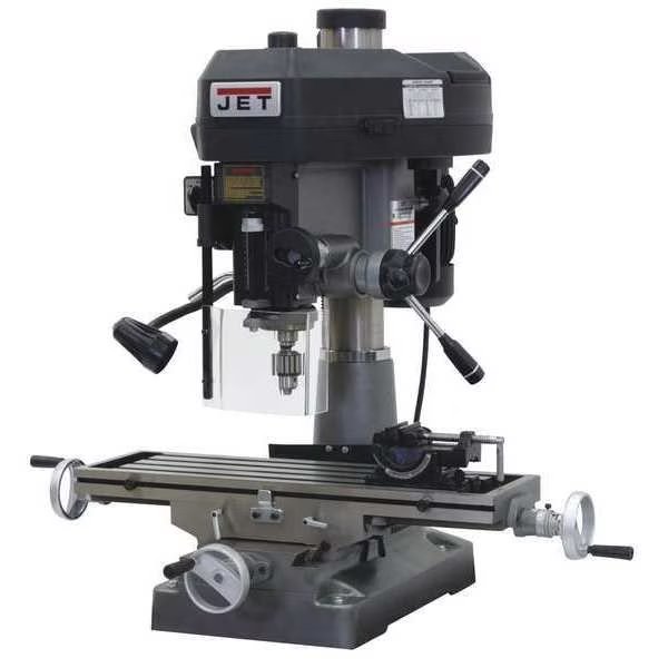 Mill Drill Machine, 2 HP, Jet, Mfr#: 350018
