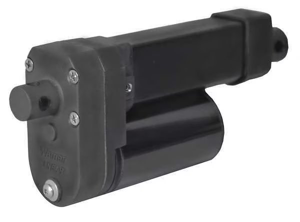 Linear Actuator, 12VDC, 100 lb., 4 In, Warner Linear, Mfr#: M1-D012-0100-A04-LN