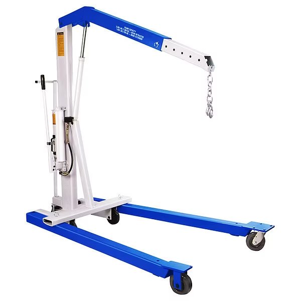 Mobile Floor Crane, Steel, 2200 lb., Otc, Mfr#: 1819