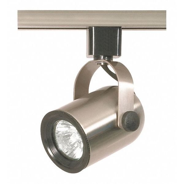 1-Light, MR16, 120V Track Head, Round Back, Brushed Nickel Finish, Nuvo, Mfr#: TH317