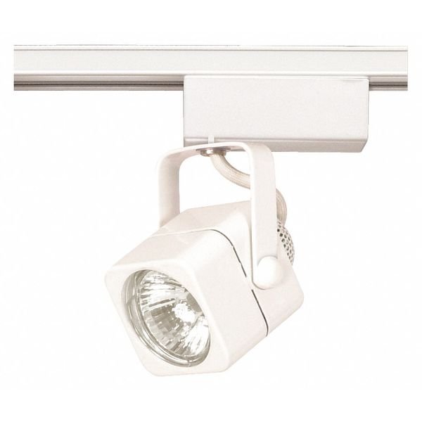 1-Light, MR16, 12V Track Head, Square, White Finish, Nuvo, Mfr#: TH232