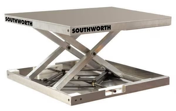 Scissor Lift Table, 300 lb., 23 In. L, Southworth, Mfr#: LSJ03-13.5