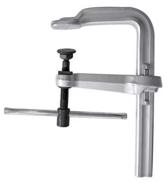 18 in Bar Clamp, Tempered Drop-Forged Steel Handle and 8 in Throat Depth, Bessey, Mfr#: 7200S-18
