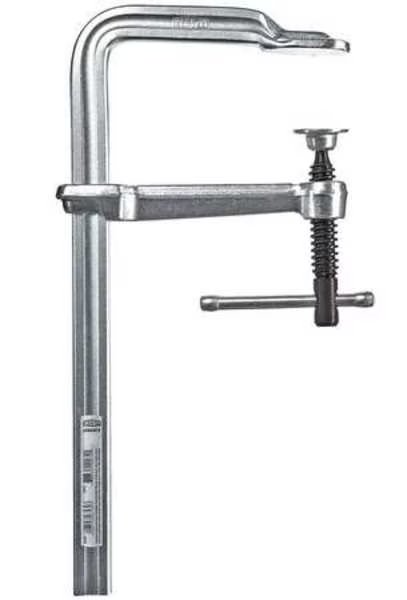 ClassiX All?Steel Screw Clamp, 12 in, 5-1/2 in Throat, Sliding Arm Bar Clamp, Standard Swivel Pad, Bessey, Mfr#: GS30K