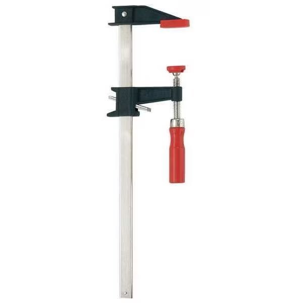 12 in Bar Clamp, Wood Handle and 5 in Throat Depth, Bessey, Mfr#: GSCC5.012