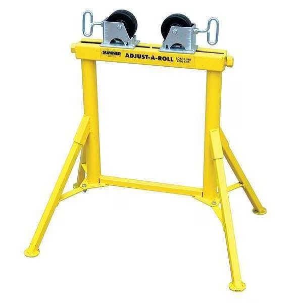Roller Head Pipe Stand, 1/2 to 36 In., Sumner, Mfr#: 780367