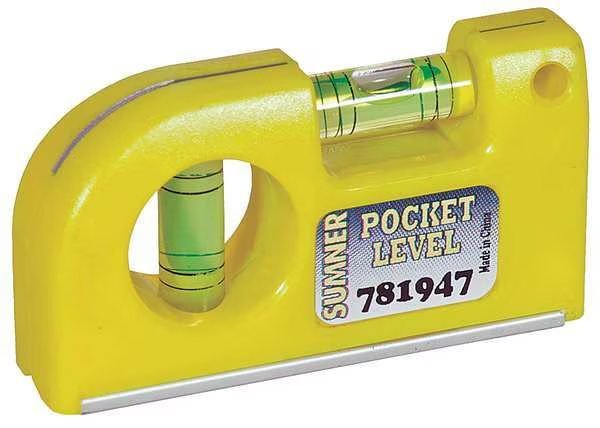 Pocket Level, 0, 90 Deg., Sumner, Mfr#: 781947