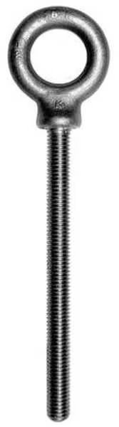 Machinery Eye Bolt With Shoulder, 3/4"-10, 4 in Shank, 1-1/2 in ID, Steel, Plain, Ken Forging, Mfr#: K2028-4