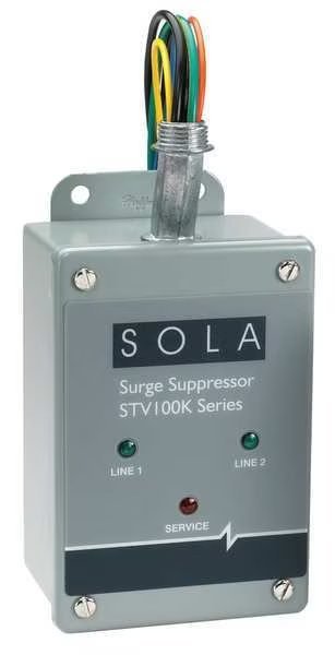 Surge Protection Device, 3 Phase, 120/208V, 3 Poles, 1000V (L-L), 600V (L-N), 700V (L-G, N-G), Solahd, Mfr#: STV100K10Y