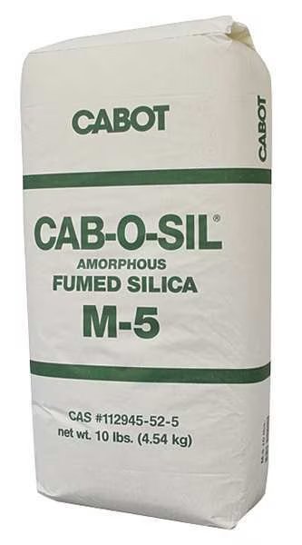 10 lb CAB-O-SIL M5, White, Silica Base, Cabot, Mfr#: 1-52BG