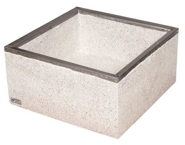 24 W x 24 L x 12 in H, Terrazzo, Mop Sink, Terrazzo-Ware, Mfr#: TSH-24-SSC