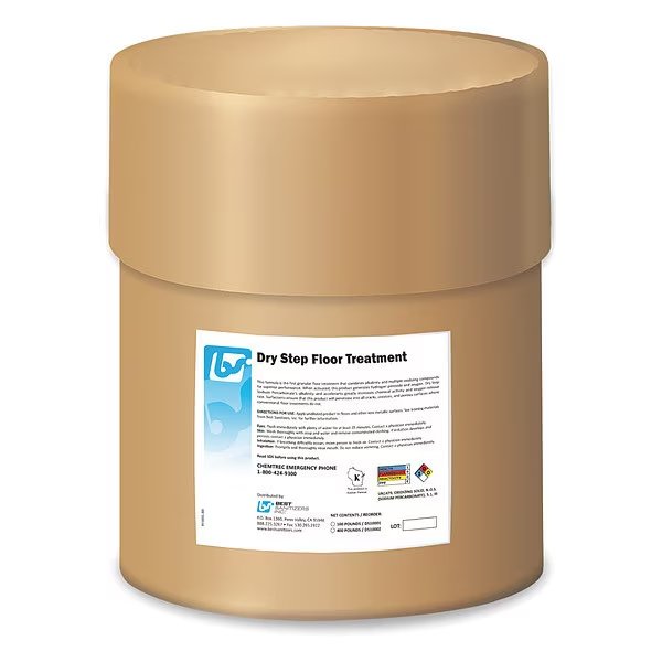 Security Floor Treatment Drum, 100 lb., Best Sanitizers, Mfr#: DS10001