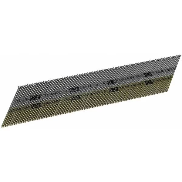 Collated Finishing Nail, 2 in L, 15 ga, Bright, Brad Head, 34 Degrees, 4000 PK, Senco, Mfr#: DA21EPBN