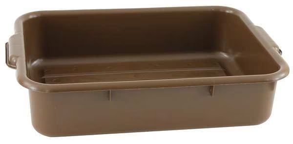 Bus Tub, Polypropylene, Brown, Crestware, Mfr#: BT5BR